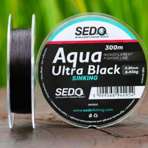 SEDO Aqua Ultra Black 300 Meter Monofile Angelschnur